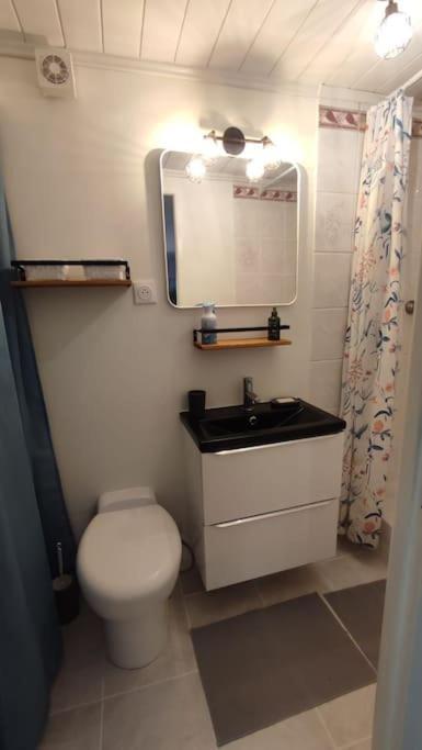 Appartement En Rez De Jardin Et Terrasse Ds Villa Hyeres Bagian luar foto