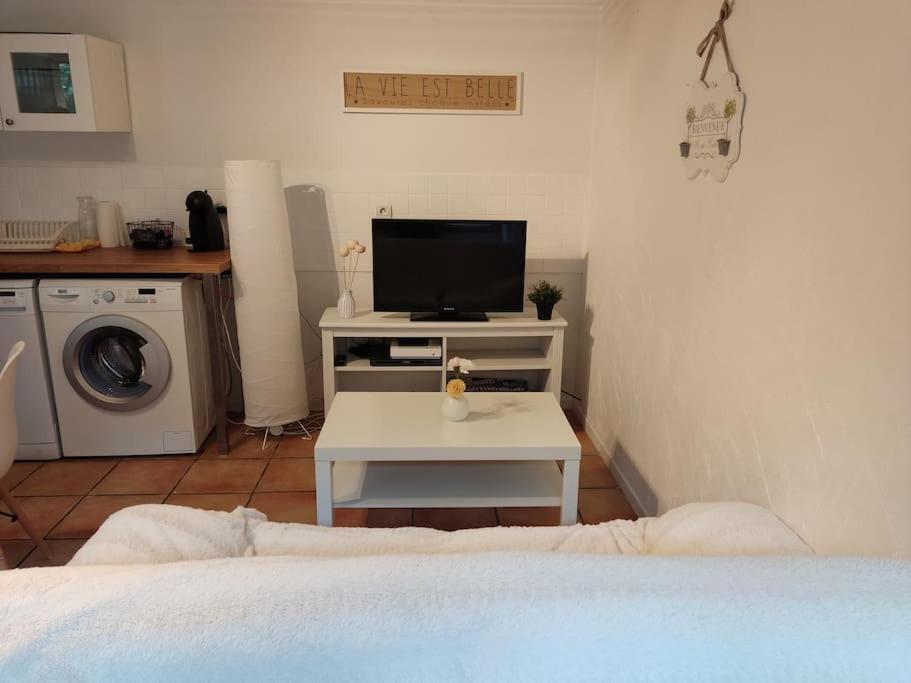 Appartement En Rez De Jardin Et Terrasse Ds Villa Hyeres Bagian luar foto
